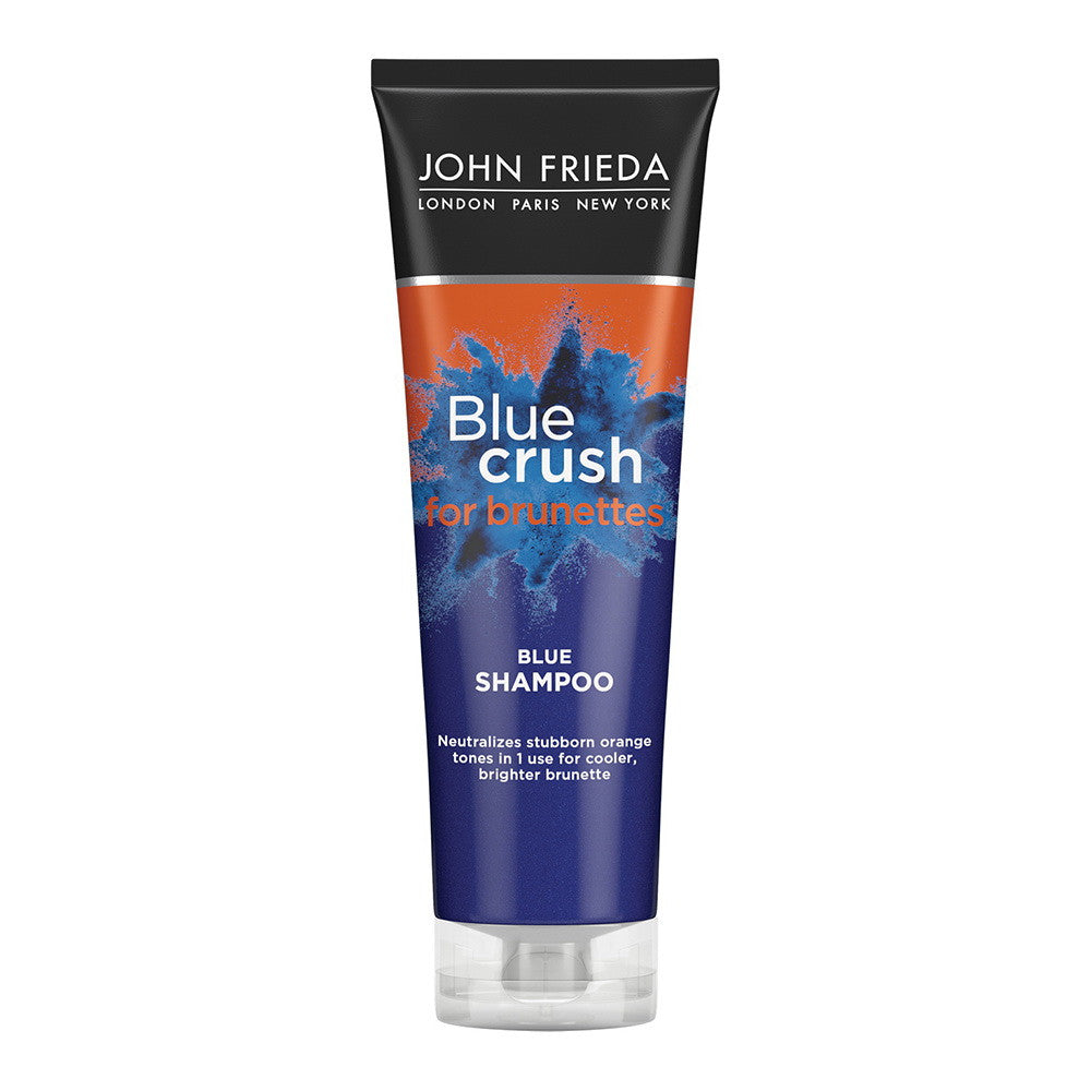 John Frieda Blue Shampoo Crush For Brunettes, 8.3 Oz
